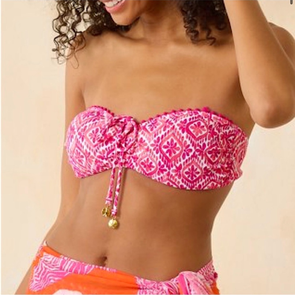 Tommy Bahama Island Cays Shell Bandeau Bikini Top